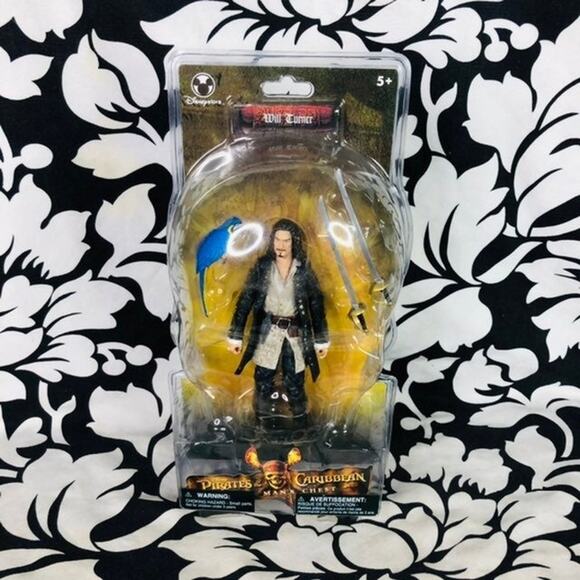 Pirates of the Caribbean Dead Mans Chest Will Turner action figure Disneystore - Picture 6 of 9